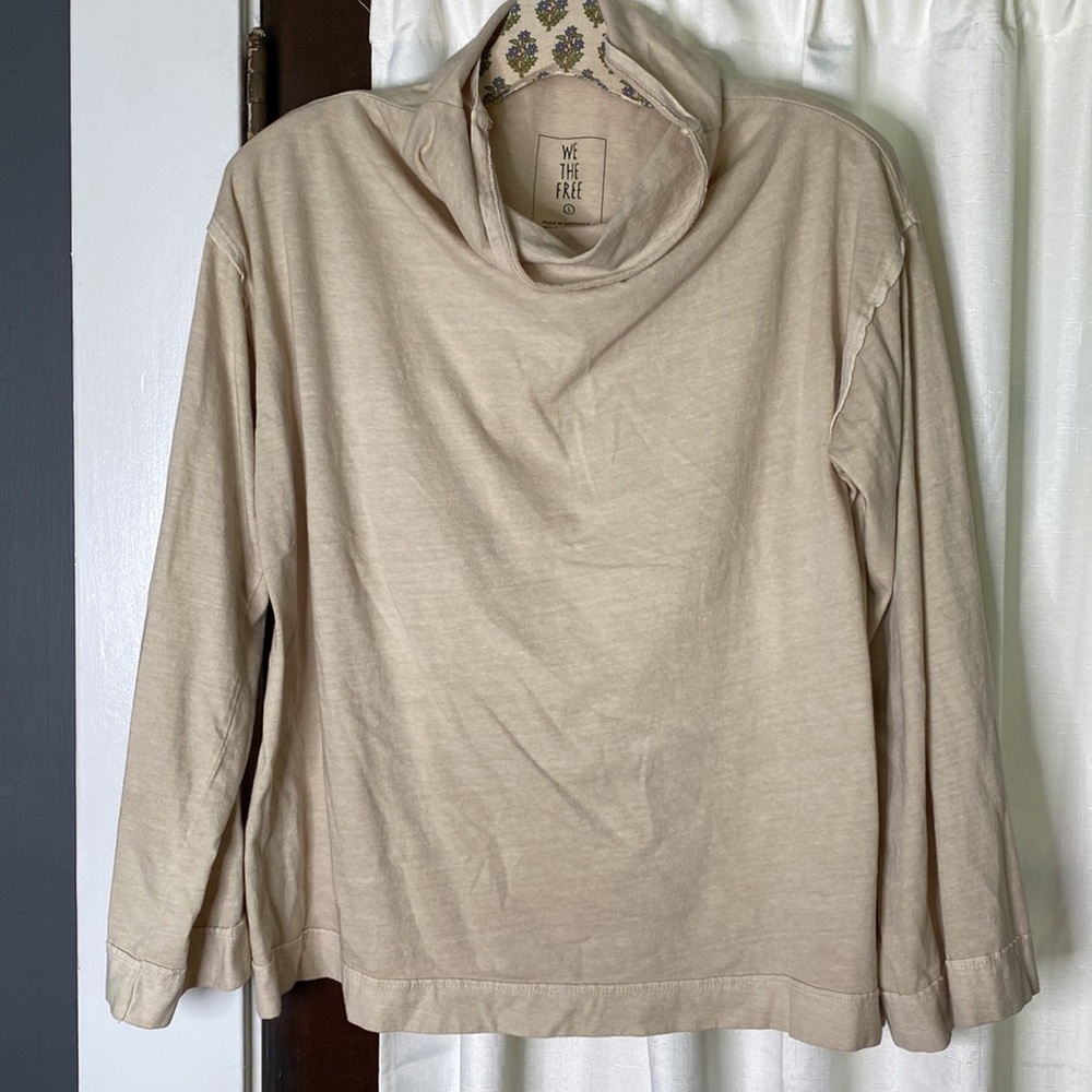 Free People Don’t You Want Me Boxy Cowl Neck Tee